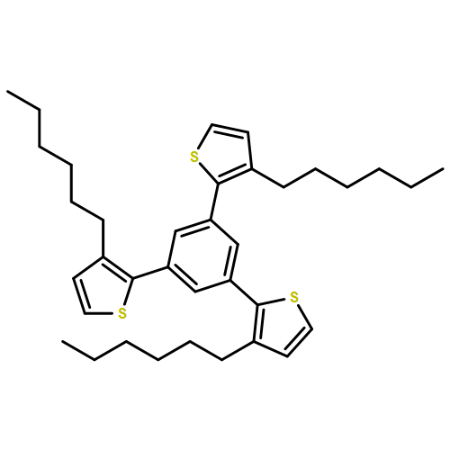 Thiophene, 2,2',2''-(1,3,5-benzenetriyl)tris[3-hexyl-