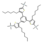 Stannane, 1,1',1''-[1,3,5-benzenetriyltris(4-hexyl-5,2-thiophenediyl)]tris[1,1,1-trimethyl-