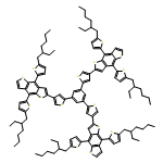 Benzo[1,2-b:4,5-b']dithiophene, 2,2',2''-(1,3,5-benzenetriyltri-2,4-thiophenediyl)tris[4,8-bis[5-(2-ethylhexyl)-2-thienyl]-