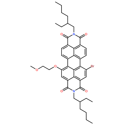 Anthra[2,1,9-def:6,5,10-d'e'f']diisoquinoline-1,3,8,10(2H,9H)-tetrone, 5-bromo-2,9-bis(2-ethylhexyl)-13-(2-methoxyethoxy)-