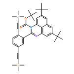 1H-Perimidine-1-carboxylic acid, 2-[2,5-bis[2-(trimethylsilyl)ethynyl]phenyl]-5,8-bis(1,1-dimethylethyl)-, 1,1-dimethylethyl ester