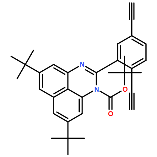 1H-Perimidine-1-carboxylic acid, 2-(2,5-diethynylphenyl)-5,8-bis(1,1-dimethylethyl)-, 1,1-dimethylethyl ester