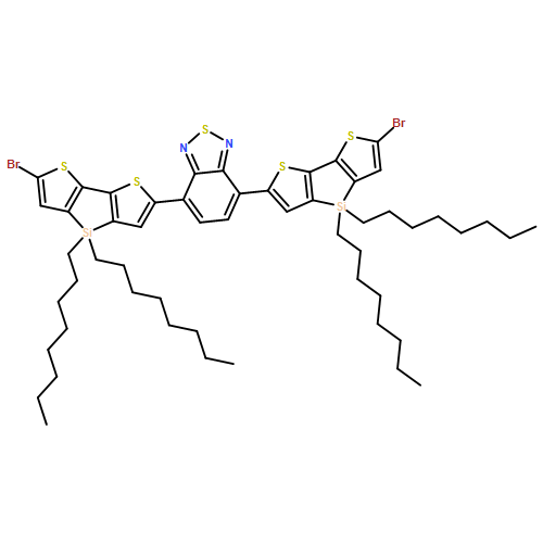 2,1,3-Benzothiadiazole, 4,7-bis(6-bromo-4,4-dioctyl-4H-silolo[3,2-b:4,5-b']dithien-2-yl)-