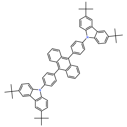 9H-Carbazole, 9,9'-(9,10-anthracenediyldi-4,1-phenylene)bis[3,6-bis(1,1-dimethylethyl)-