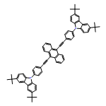 9H-Carbazole, 9,9'-[9,10-anthracenediylbis(2,1-ethynediyl-4,1-phenylene)]bis[3,6-bis(1,1-dimethylethyl)-