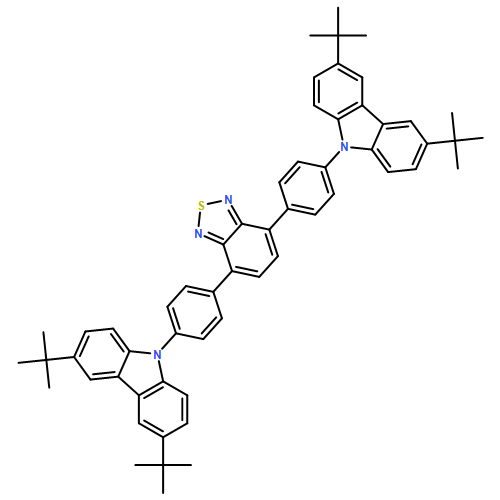 9H-Carbazole, 9,9'-(2,1,3-benzothiadiazole-4,7-diyldi-4,1-phenylene)bis[3,6-bis(1,1-dimethylethyl)-