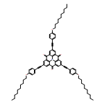 4H,8H,12H-Benzo[1,9]quinolizino[3,4,5,6,7-defg]acridine-4,8,12-trione, 2,6,10-tris[2-[4-(decyloxy)phenyl]ethynyl]-