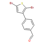 Benzaldehyde, 4-(2,5-dibromo-3-thienyl)-