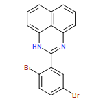 1H-Perimidine, 2-(2,5-dibromophenyl)-