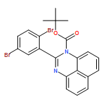 1H-Perimidine-1-carboxylic acid, 2-(2,5-dibromophenyl)-, 1,1-dimethylethyl ester