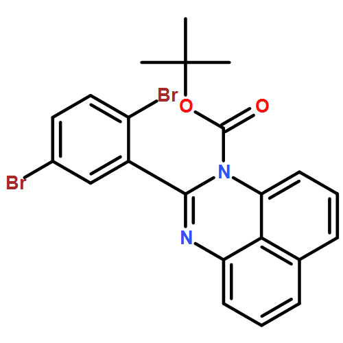 1H-Perimidine-1-carboxylic acid, 2-(2,5-dibromophenyl)-, 1,1-dimethylethyl ester