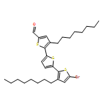 [2,2':5',2''-Terthiophene]-5-carboxaldehyde, 5''-bromo-3,3''-dioctyl- 