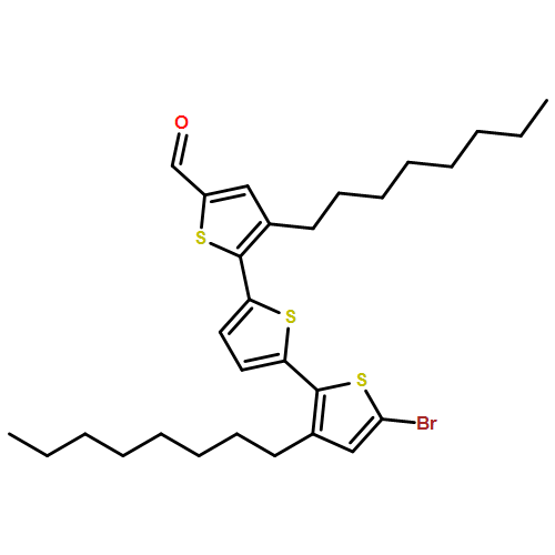 [2,2':5',2''-Terthiophene]-5-carboxaldehyde, 5''-bromo-3,3''-dioctyl- 