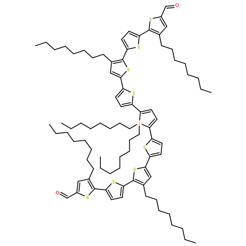 [2,2':5',2'':5'',2'''-Quaterthiophene]-5-carboxaldehyde, 5''',5'''''''-(1,1-dioctylsilacyclopenta-2,4-diene-2,5-diyl)bis[3,3''-dioctyl-