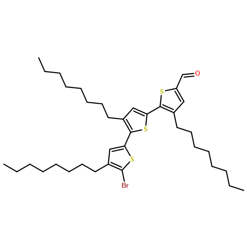 [2,2':5',2''-Terthiophene]-5-carboxaldehyde, 5''-bromo-3,4',4''-trioctyl-