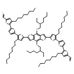 [2,2':5',2''-Terthiophene]-5-carboxaldehyde, 5'',5'''''-[4,8-bis[(2-ethylhexyl)oxy]benzo[1,2-b:4,5-b']dithiophene-2,6-diyl]bis[3,3''-dioctyl-