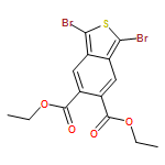 Benzo[c]thiophene-5,6-dicarboxylic acid, 1,3-dibromo-, 5,6-diethyl ester