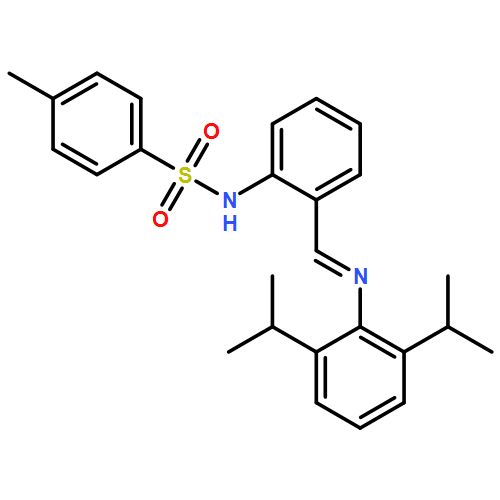 Benzenesulfonamide, N-[2-[[[2,6-bis(1-methylethyl)phenyl]imino]methyl]phenyl]-4-methyl-