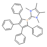 1H-Imidazole, 2,3-dihydro-1,3,4,5-tetramethyl-2-(2,3,4,5-tetraphenylsilacyclopenta-2,4-dien-1-ylidene)-