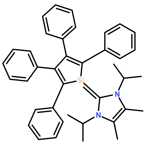 1H-Imidazole, 2,3-dihydro-4,5-dimethyl-1,3-bis(1-methylethyl)-2-(2,3,4,5-tetraphenylsilacyclopenta-2,4-dien-1-ylidene)-