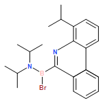 Boranamine, 1-[[[2,6-bis(1-methylethyl)phenyl]imino]phenylmethyl]-1-bromo-N,N-bis(1-methylethyl)-