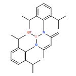 1,3,2-Diazaborine, 1,3-bis[2,6-bis(1-methylethyl)phenyl]-2-bromo-1,2,3,4-tetrahydro-6-methyl-4-methylene-