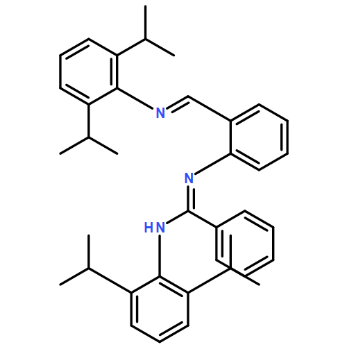 Benzenecarboximidamide, N-[2,6-bis(1-methylethyl)phenyl]-N'-[2-[[[2,6-bis(1-methylethyl)phenyl]imino]methyl]phenyl]-