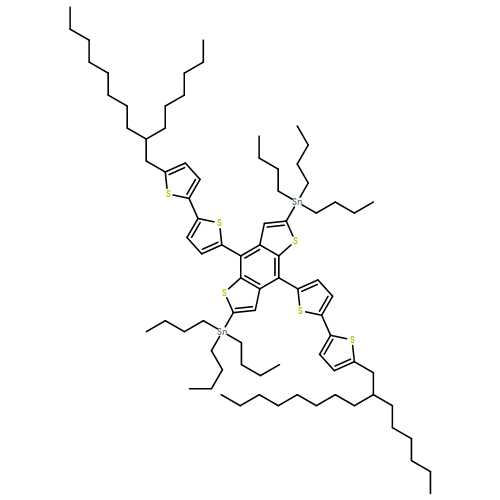 Stannane, 1,1'-[4,8-bis[5'-(2-hexyldecyl)[2,2'-bithiophen]-5-yl]benzo[1,2-b:4,5-b']dithiophene-2,6-diyl]bis[1,1,1-tributyl-