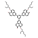 1H-Phenalen-1-one, 5,5',5''-(1,3,5-benzenetriyl)tris[9-[(2-ethylhexyl)oxy]-