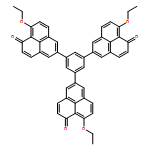 1H-Phenalen-1-one, 5,5',5''-(1,3,5-benzenetriyl)tris[9-ethoxy-