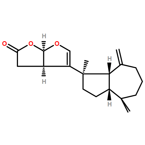 Furo[2,3-b]furan-2(3H)-one, 4-[(1R,3aR,8aS)-decahydro-1,4,4-trimethyl-8-methylene-1-azulenyl]-3a,6a-dihydro-, (3aR,6aR)-