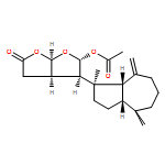 Furo[2,3-b]furan-2(3H)-one, 5-(acetyloxy)-4-[(1R,3aR,8aS)-decahydro-1,4,4-trimethyl-8-methylene-1-azulenyl]tetrahydro-, (3aR,4R,5R,6aR)-rel-