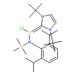 Silanamine, N-[[1,3-bis(1,1-dimethylethyl)-1,3-dihydro-2H-imidazol-2-ylidene]chlorosilyl]-N-[2,6-bis(1-methylethyl)phenyl]-1,1,1-trimethyl-