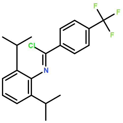 Benzenecarboximidoyl chloride, N-[2,6-bis(1-methylethyl)phenyl]-4-(trifluoromethyl)-