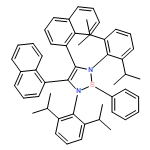 1H-1,3,2-Diazaborole, 1,3-bis[2,6-bis(1-methylethyl)phenyl]-2,3-dihydro-4,5-di-1-naphthalenyl-2-phenyl-