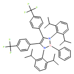 1H-1,3,2-Diazaborole, 1,3-bis[2,6-bis(1-methylethyl)phenyl]-2,3-dihydro-2-phenyl-4,5-bis[4-(trifluoromethyl)phenyl]-