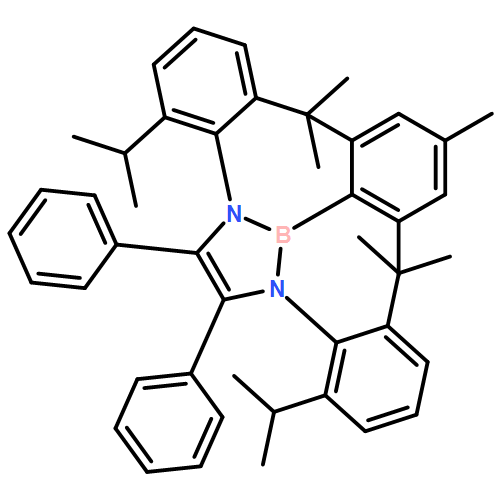 1H-1,3,2-Diazaborole, 1,3-bis[2,6-bis(1-methylethyl)phenyl]-2,3-dihydro-4,5-diphenyl-2-(2,4,6-trimethylphenyl)-