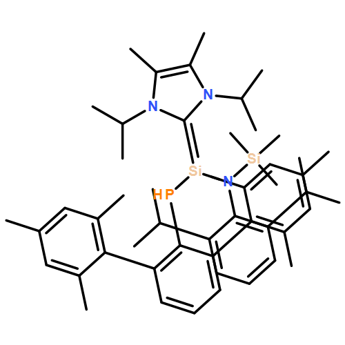 Silanamine, N-[2,6-bis(1-methylethyl)phenyl]-N-[[1,3-dihydro-4,5-dimethyl-1,3-bis(1-methylethyl)-2H-imidazol-2-ylidene][(2,2'',4,4'',6,6''-hexamethyl[1,1':3',1''-terphenyl]-2'-yl)phosphino]silyl]-1,1,1-trimethyl-