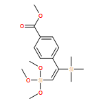 Benzoic acid, 4-[(1Z)-2-(trimethoxysilyl)-1-(trimethylsilyl)ethenyl]-, methyl ester