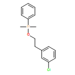 Benzene, 1-chloro-3-[2-[(dimethylphenylsilyl)oxy]ethyl]-