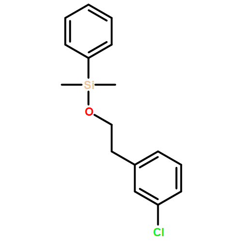 Benzene, 1-chloro-3-[2-[(dimethylphenylsilyl)oxy]ethyl]-