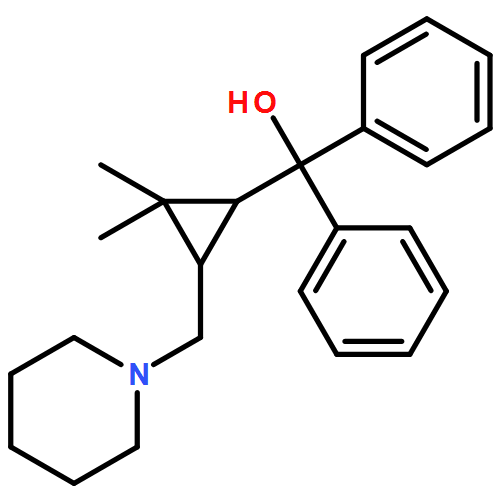 Benzenemethanol, α-[(1R,3S)-2,2-dimethyl-3-(1-piperidinylmethyl)cyclopropyl]-α-phenyl-