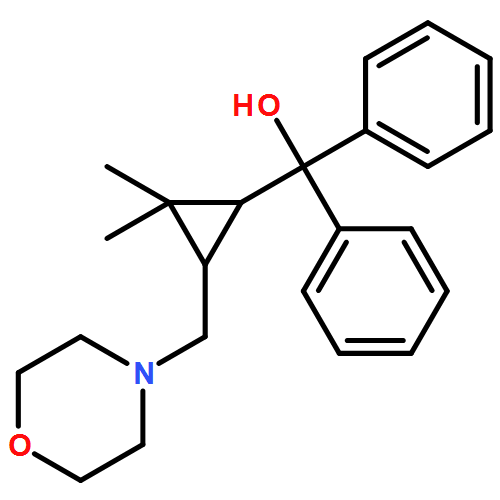 Benzenemethanol, α-[(1R,3S)-2,2-dimethyl-3-(4-morpholinylmethyl)cyclopropyl]-α-phenyl-