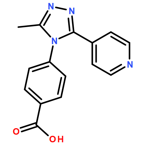 Benzoic acid, 4-[3-methyl-5-(4-pyridinyl)-4H-1,2,4-triazol-4-yl]-