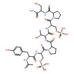 L-Serinamide, N-acetyl-L-tyrosyl-O-phosphono-L-seryl-L-prolyl-L-threonyl-O-phosphono-L-seryl-L-prolyl-