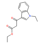 1H-Indole-3-propanoic acid, 1-ethyl-β-oxo-, ethyl ester