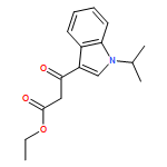 1H-Indole-3-propanoic acid, 1-(1-methylethyl)-β-oxo-, ethyl ester