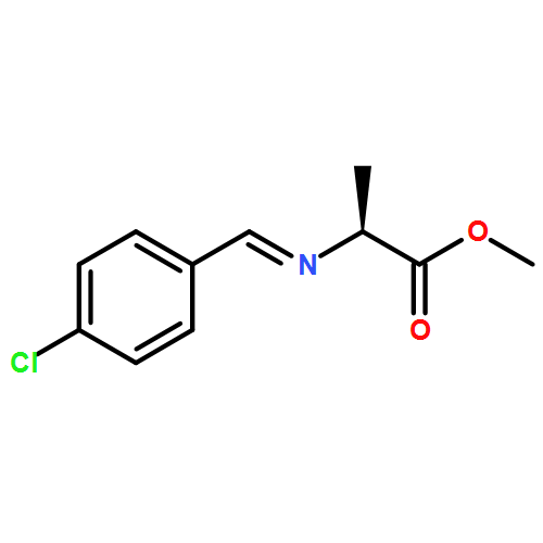 L-Alanine, N-[(4-chlorophenyl)methylene]-, methyl ester