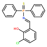 Phosphinothioic amide, N-[(3-chloro-2-hydroxyphenyl)methylene]-P,P-diphenyl-