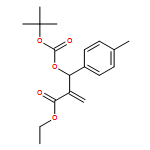 Benzenepropanoic acid, β-[[(1,1-dimethylethoxy)carbonyl]oxy]-4-methyl-α-methylene-, ethyl ester